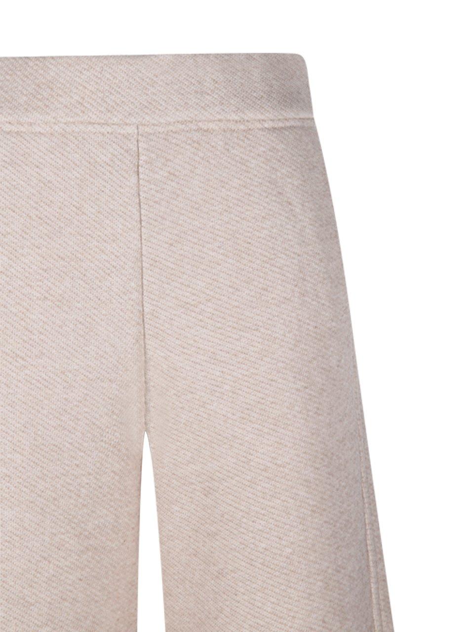 Shop Max Mara Tay Wide Leg Jogging Trousers In Albino