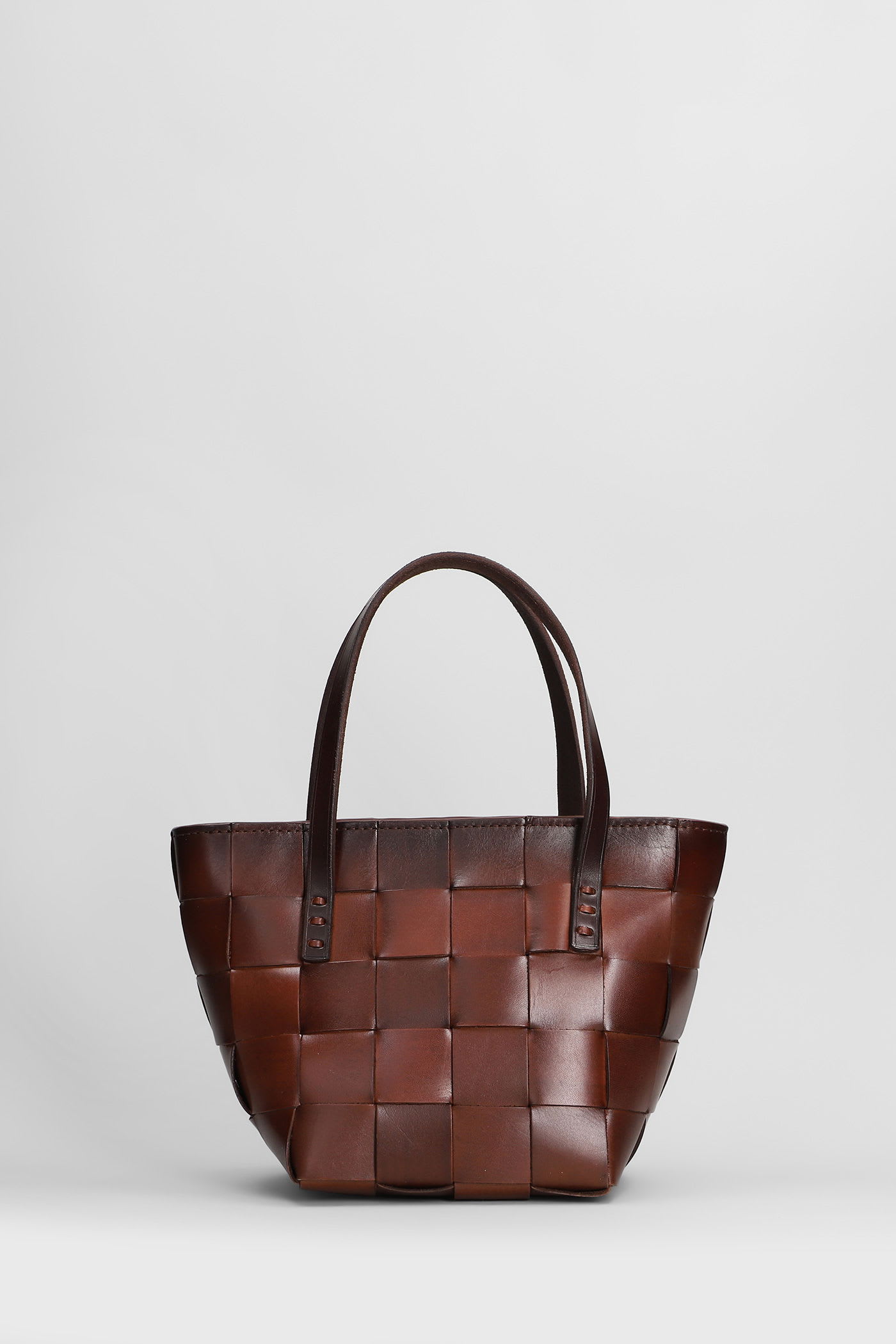 Dragon Diffusion Japan Mini Shoulder Bag In Brown Leather In Brown