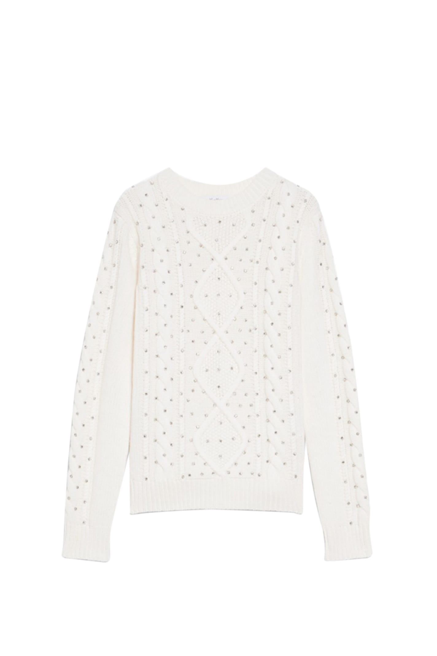 Shop Max Mara Onde Sweater In White