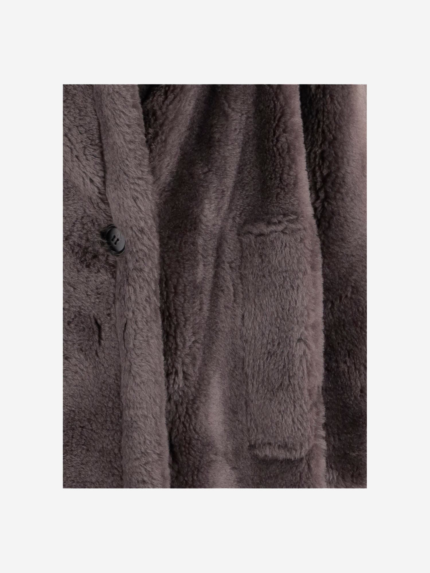 Stand Studio Biba Double-breasted Wool Coat In Brown