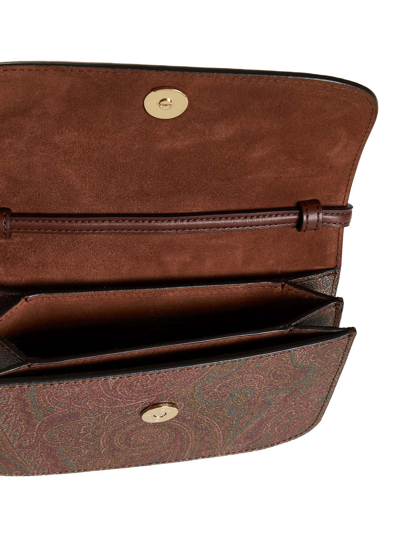 Shop Etro Shoulder Bag In Marrone Scuro 2