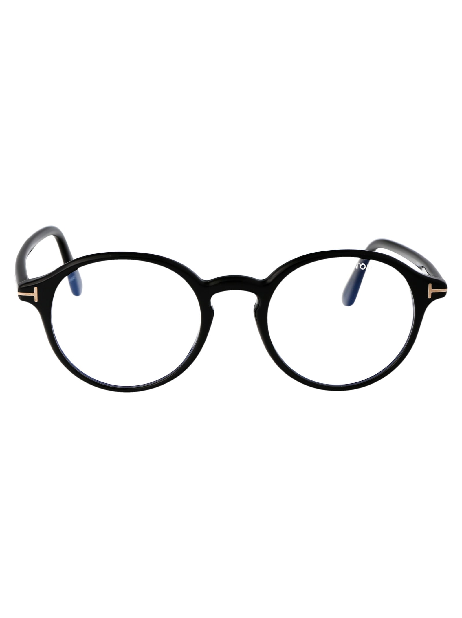 Shop Tom Ford Ft5867-b Glasses In 001 Nero Lucido