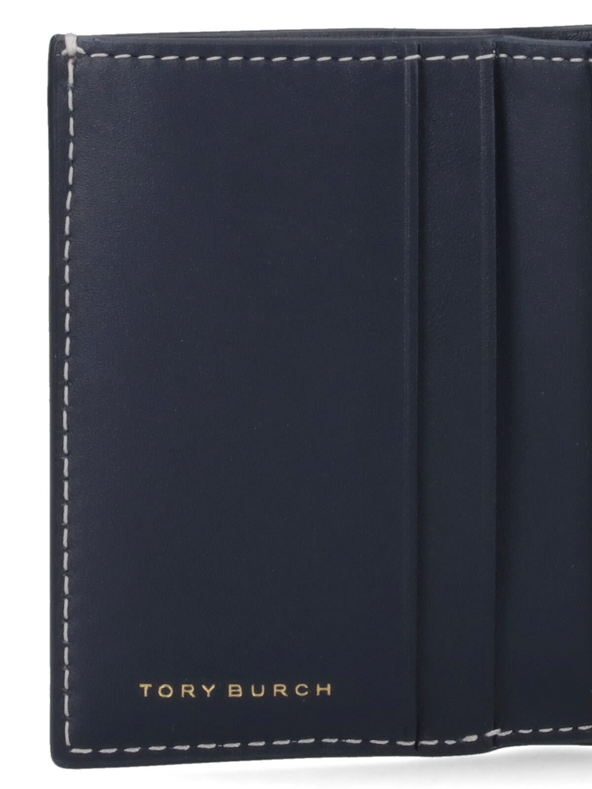 Tory Burch T Monogram Small Trifold Wallet In Blue