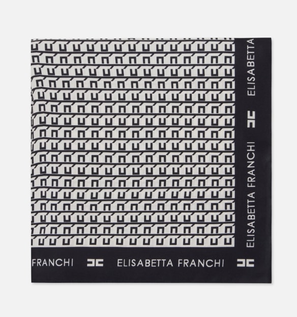 Elisabetta Franchi Foulard In Black