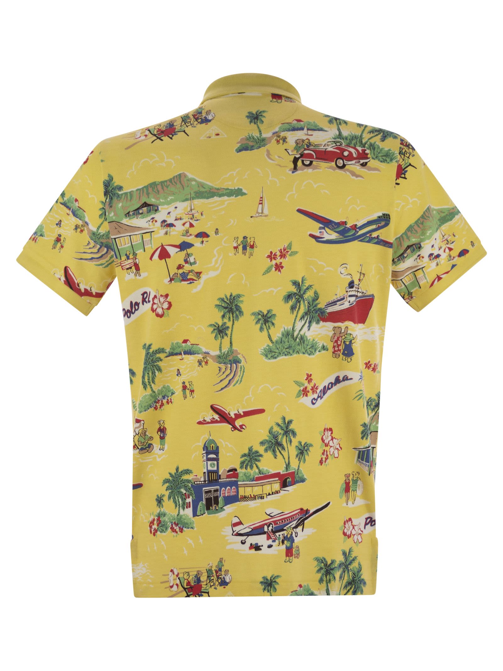 Polo Ralph Lauren Polo À Motif In Yellow