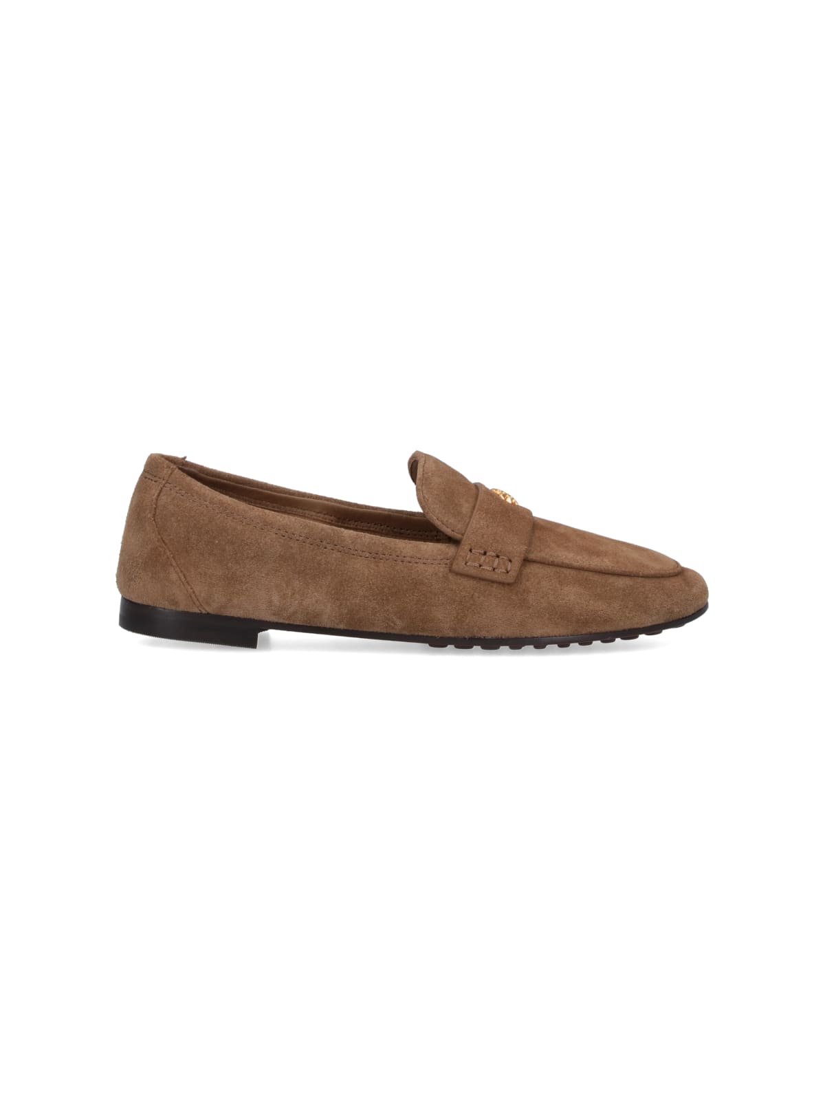 Shop Tory Burch Ballet Flats Loafers In Brown