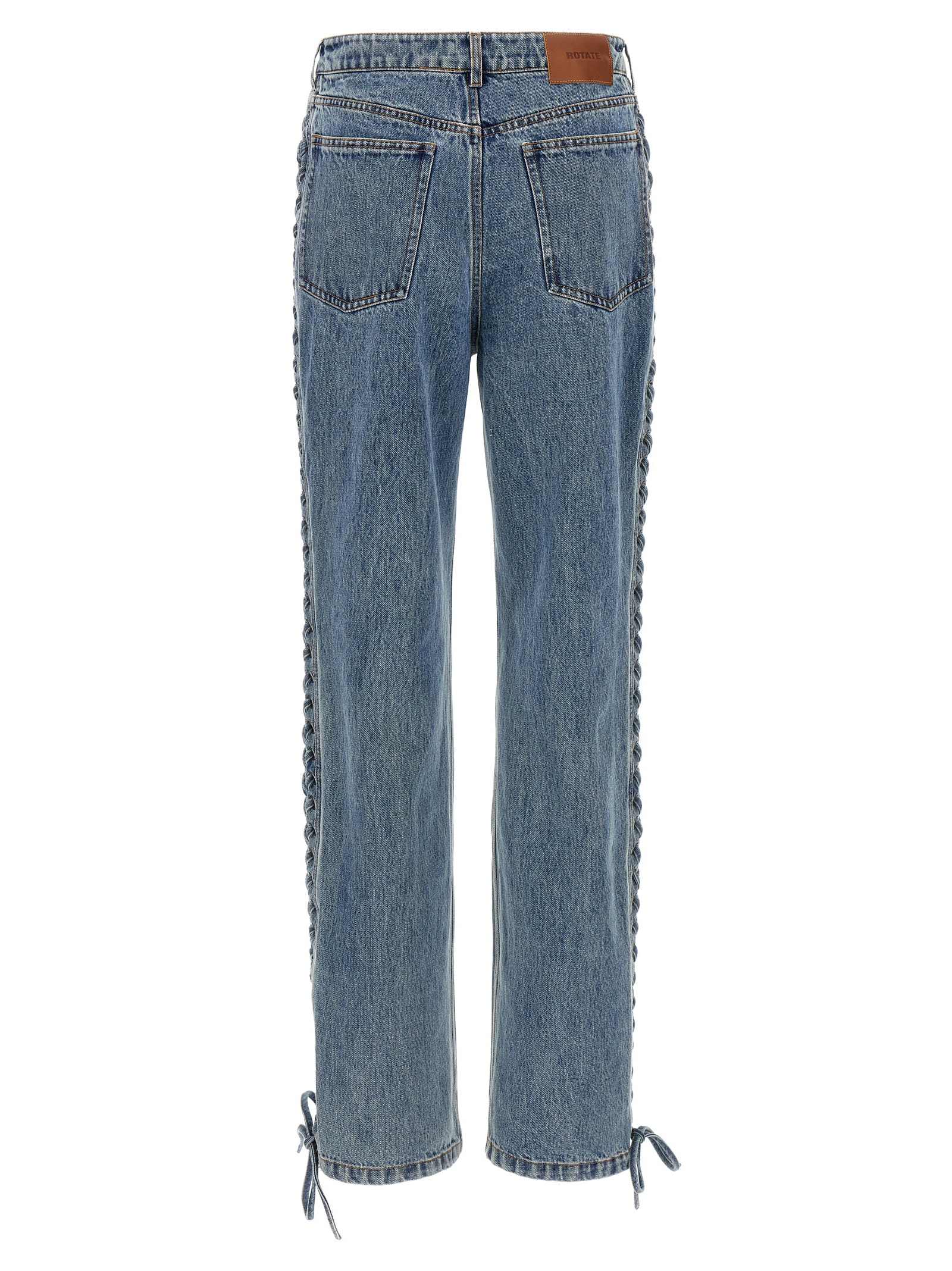 Rotate Birger Christensen Jeans Rotate Woman Color Black In Black