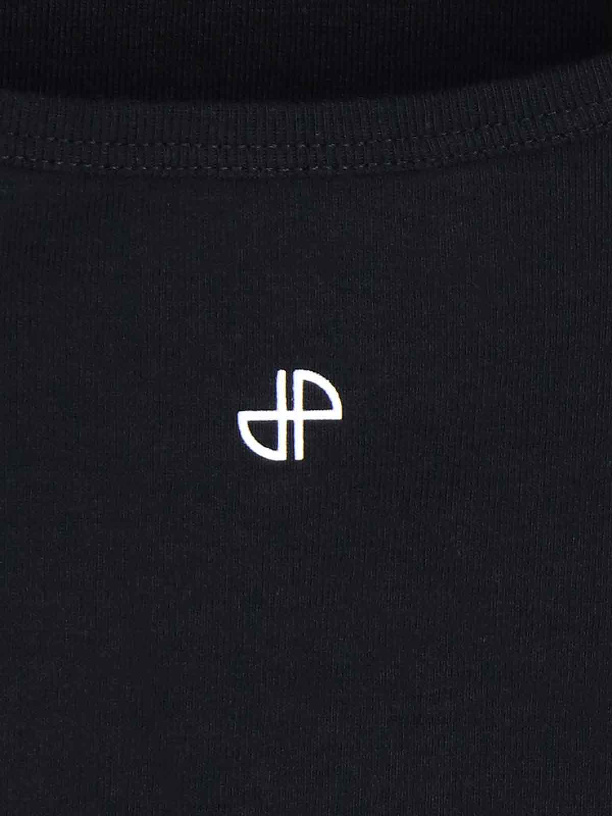 Shop Patou Logo Top In Black