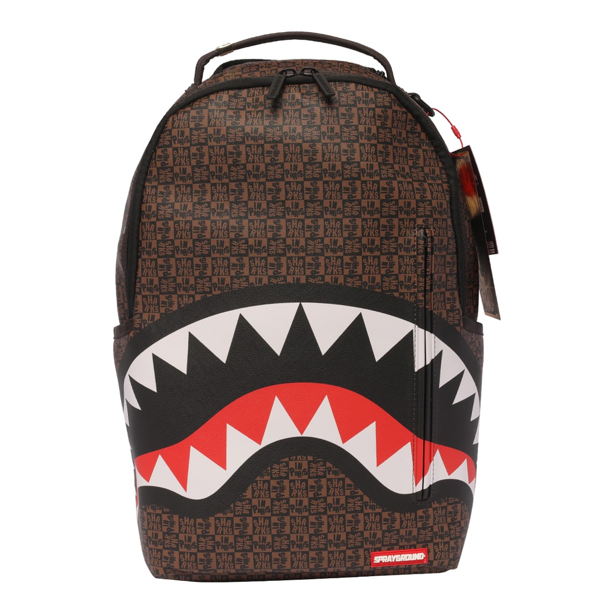 Sprayground Offended Shark Backpack - Brown