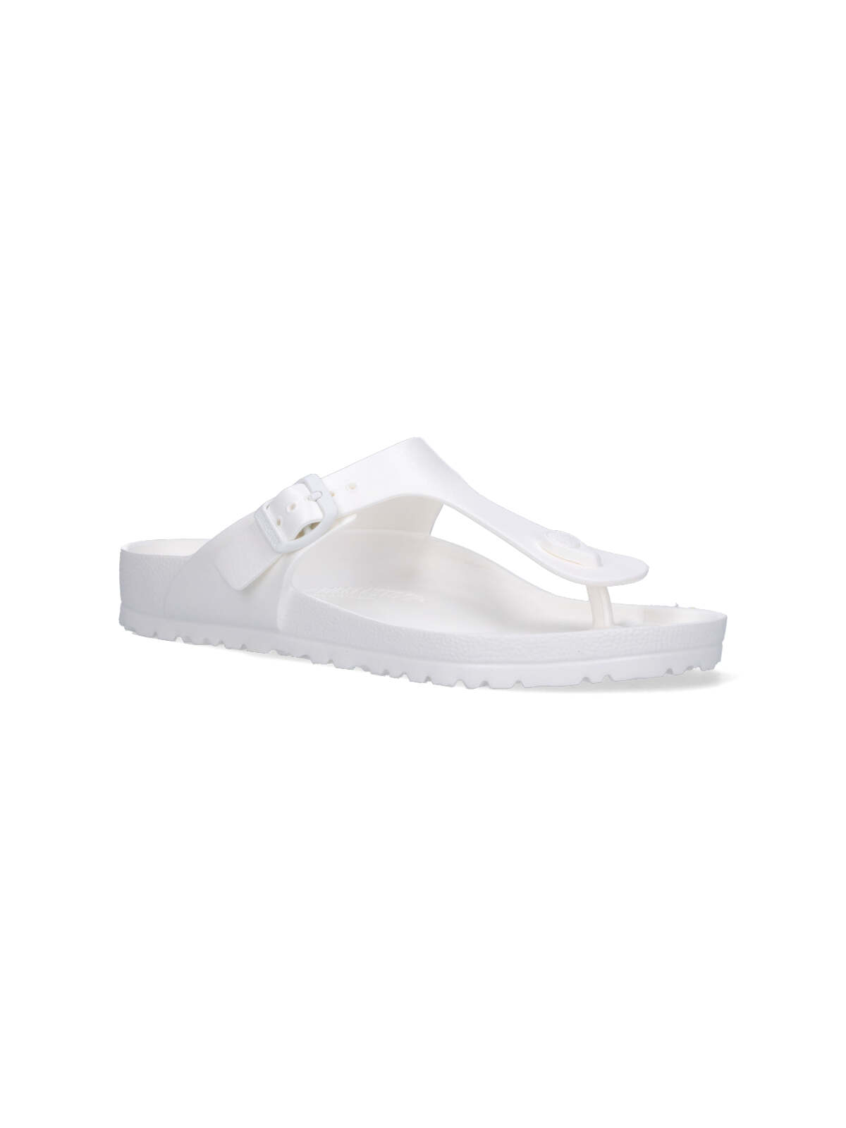 Shop Birkenstock Thong Sandals Gizeh Essentials In White