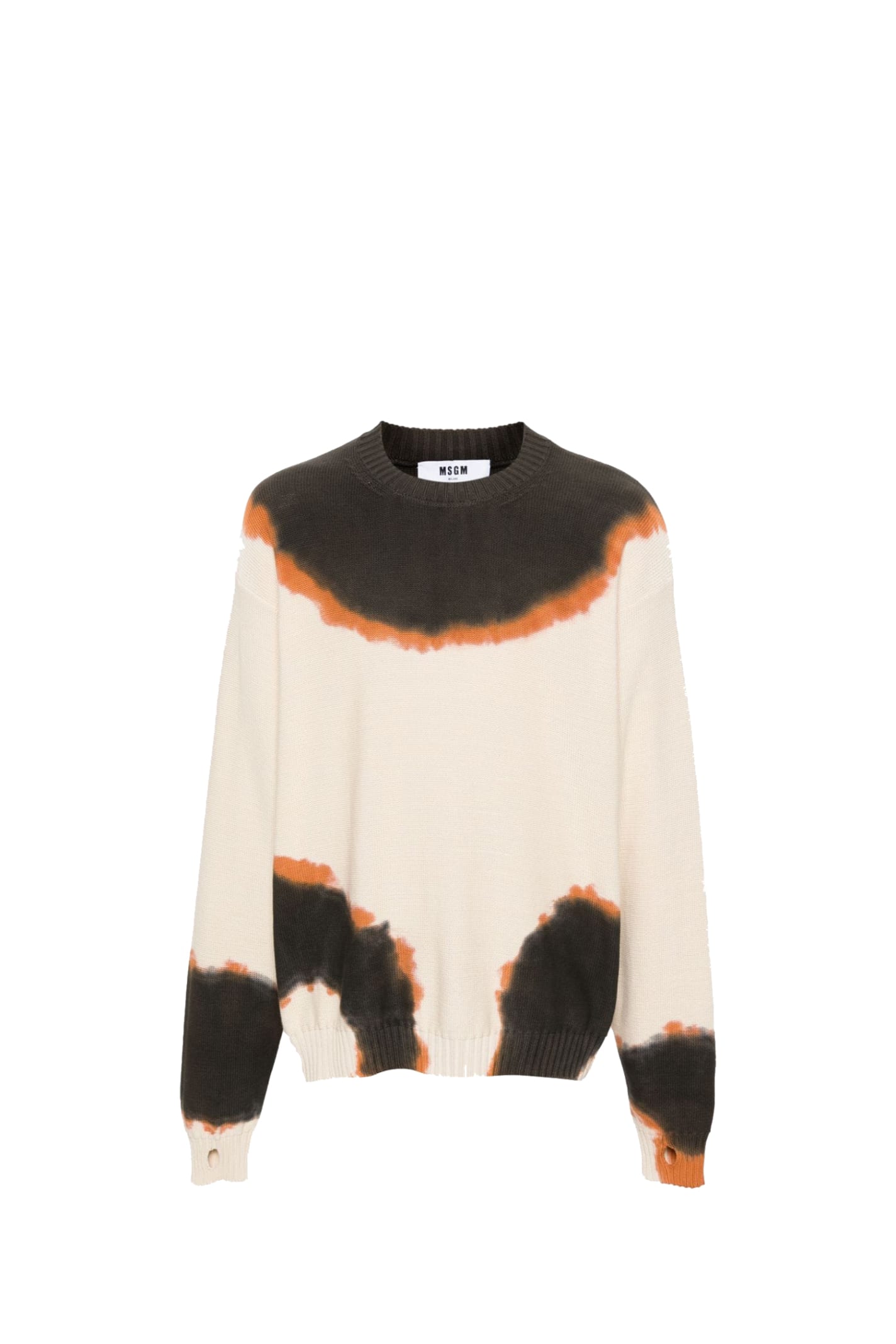Shop Msgm Sweater In Multicolour