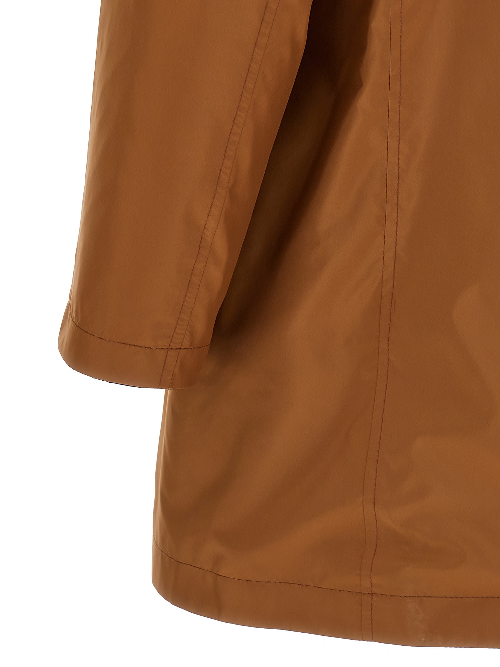 Pal Zileri Reversible Car Coat Front Pockets Long Sleeves In Multicolor
