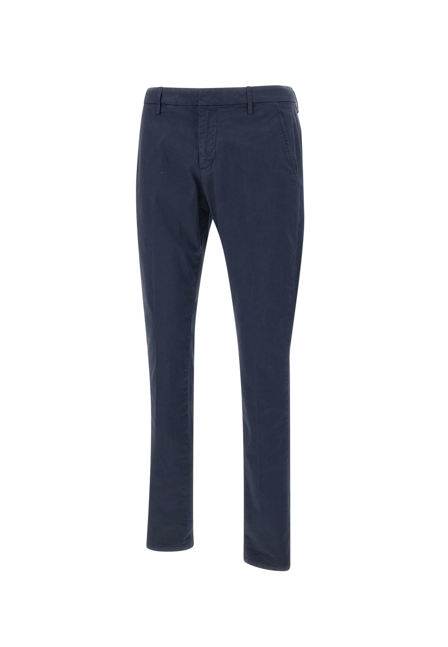 Shop Dondup Gaubert Cotton Trousers In Blue