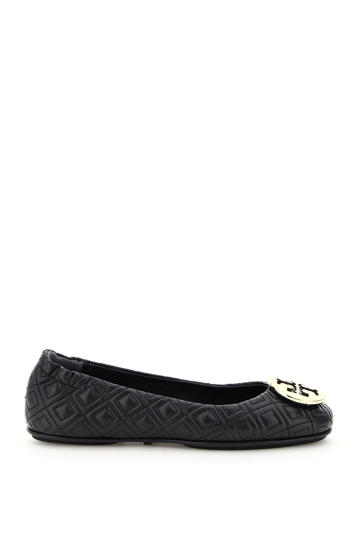 Buy Tory Burch Quilted Minnie Ballerinas online, shop Tory Burch shoes with free shipping