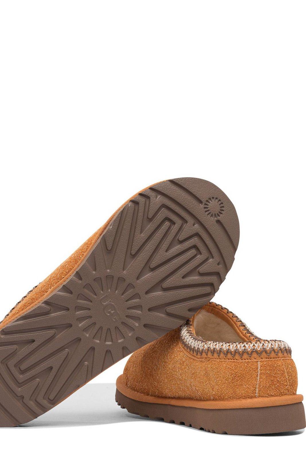 Ugg Men S Shaggy Suede Tasman Clogs Dark Apricot