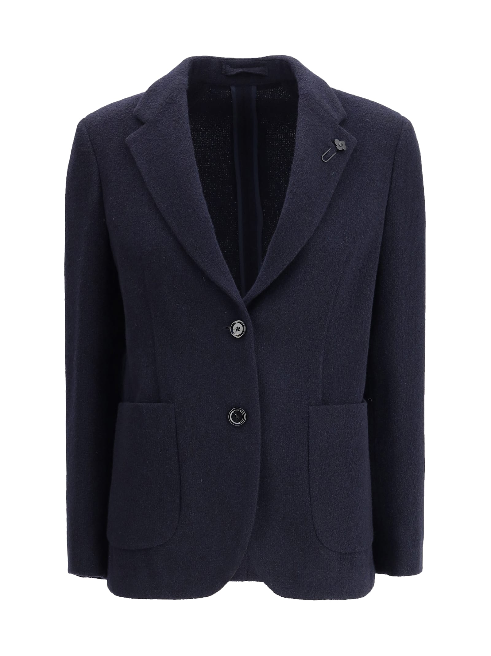 Lardini Two-piece Suit In Pure Wool In Blue