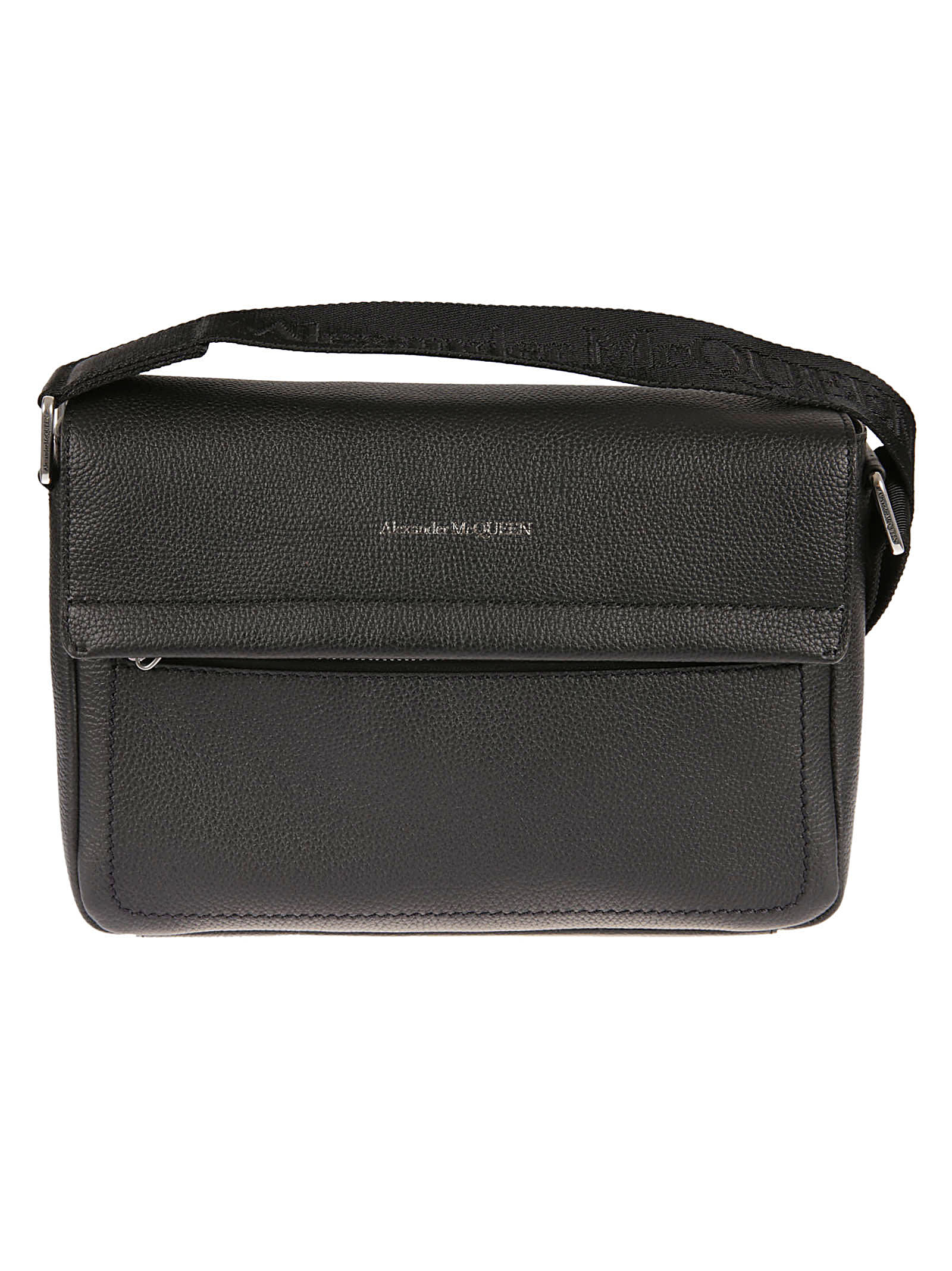 Alexander McQueen Front Zip Pocket Shoulder Bag