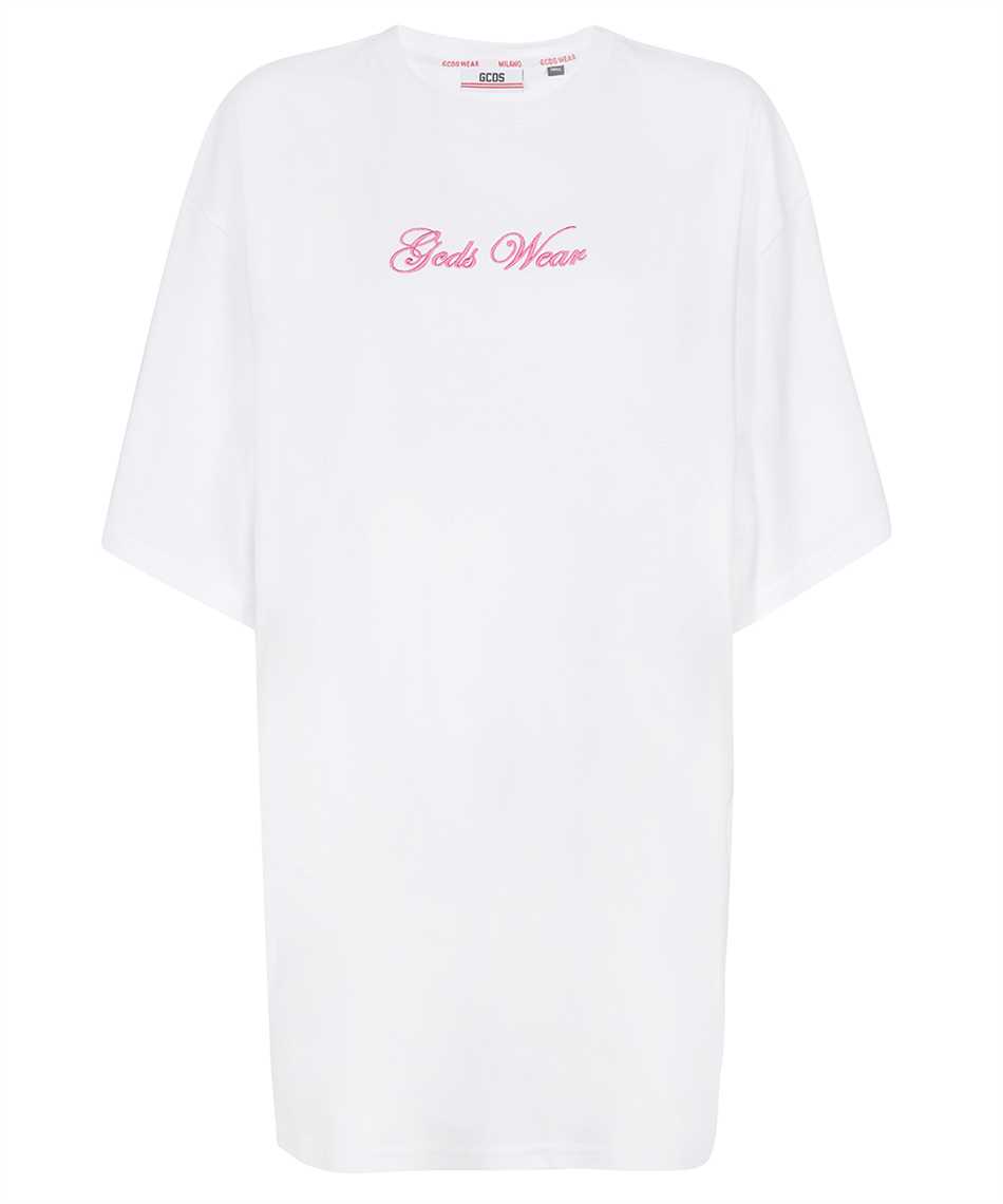 Shop Gcds X Hello Kitty - Cotton T-shirt Dress In White