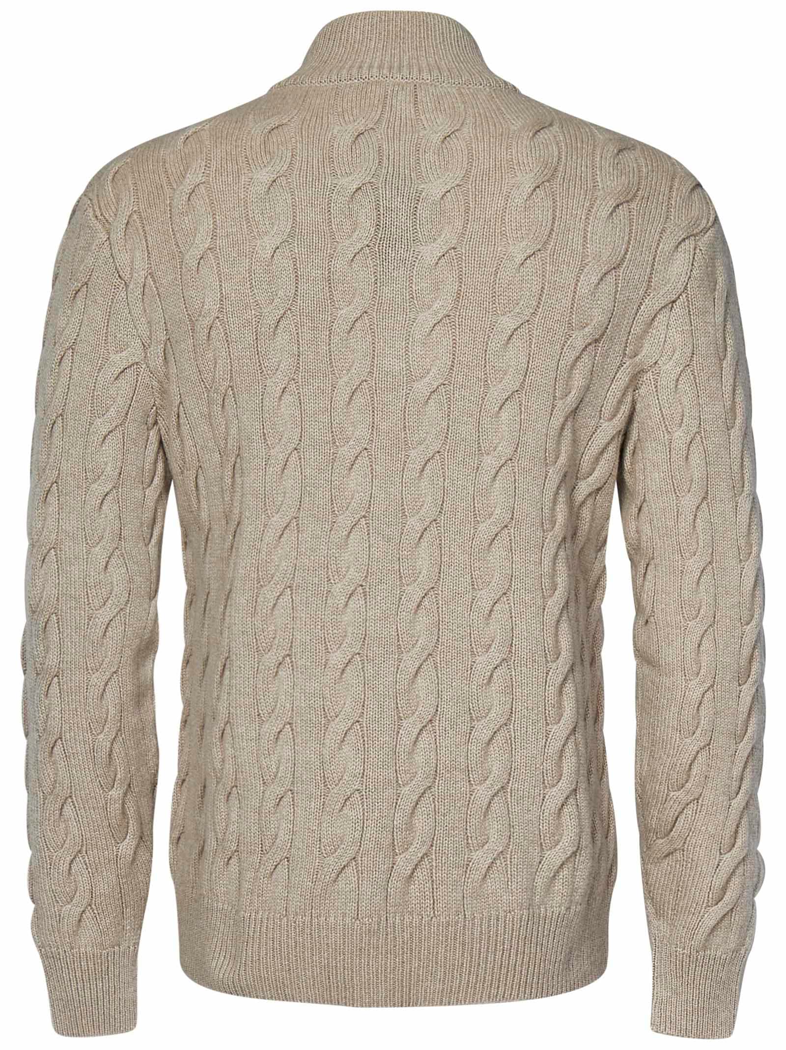 Shop Ralph Lauren Sweater In Beige