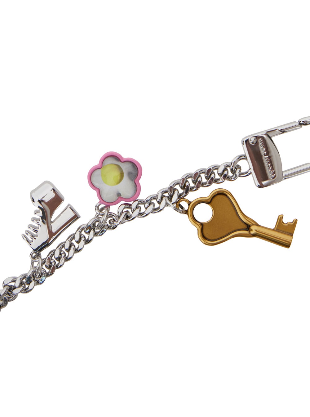 Marc Jacobs Zippered Wallet With Pendant In Pink