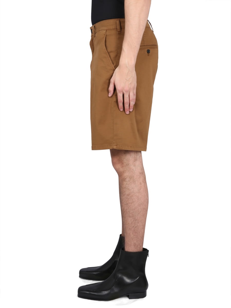 Department Five Department 5 Cotton Bermuda Shorts In Brown