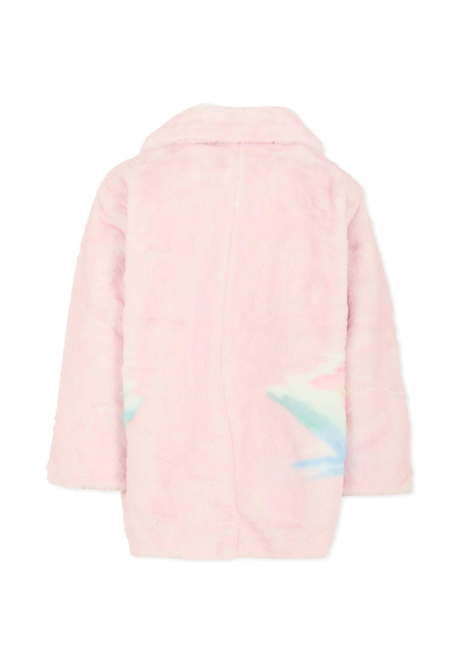 Stella Mccartney Swan-motif Coat In Pink