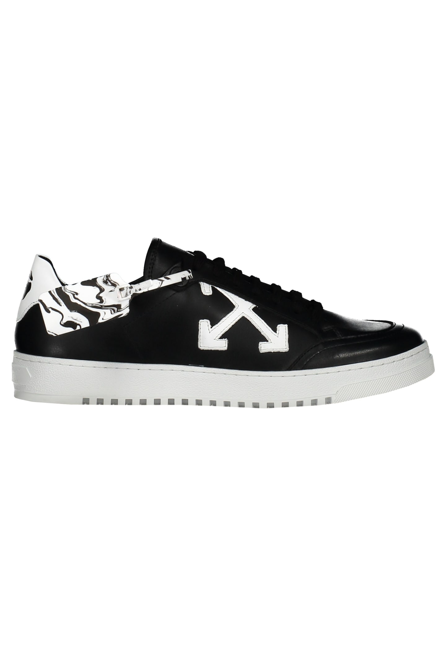 Off-White Leather Low-top Sneakers