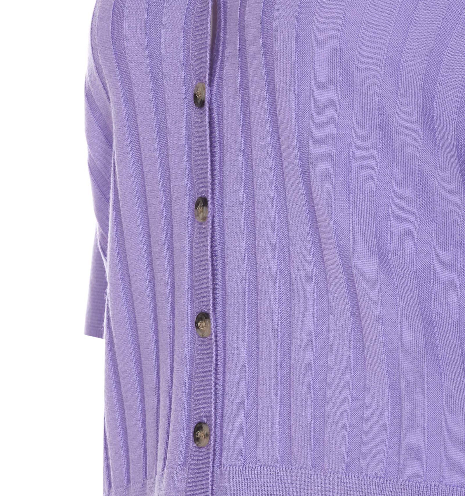 Shop Allude Cardigan In Purple