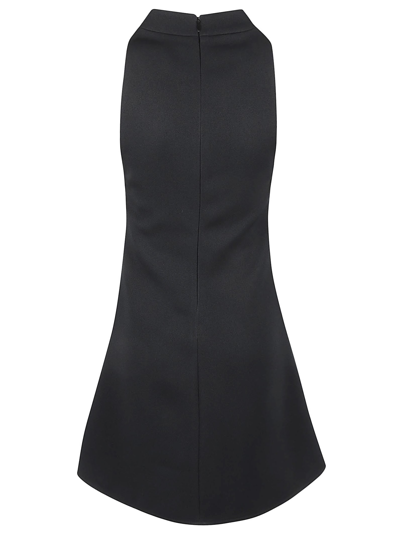 Shop Courrèges Sleeveless Short Dress In Black