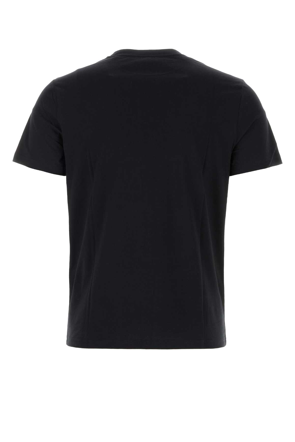 Apc Black Cotton Item T-shirt In Lzz