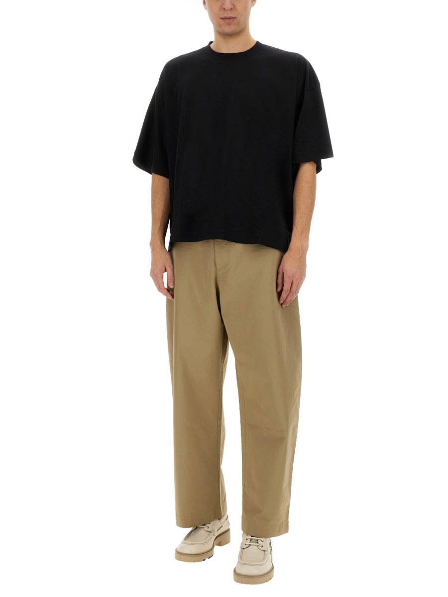 Studio Nicholson T-shirt In Jersey In Black