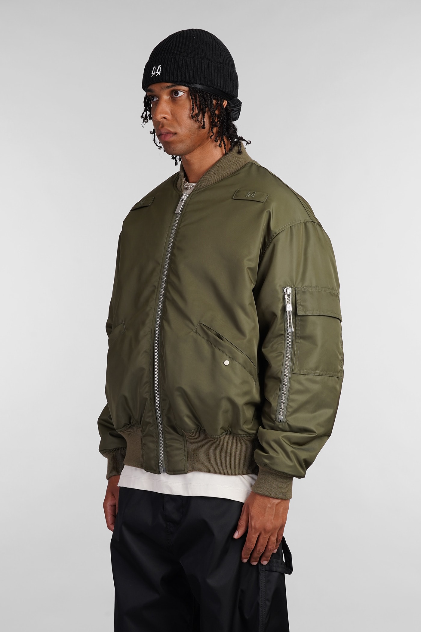 Shop 44 Label Group Bomber In Green Polyamide