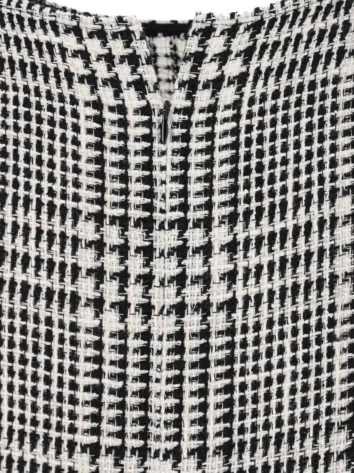Gianluca Capannolo Houndstooth Midi Dress - White In White