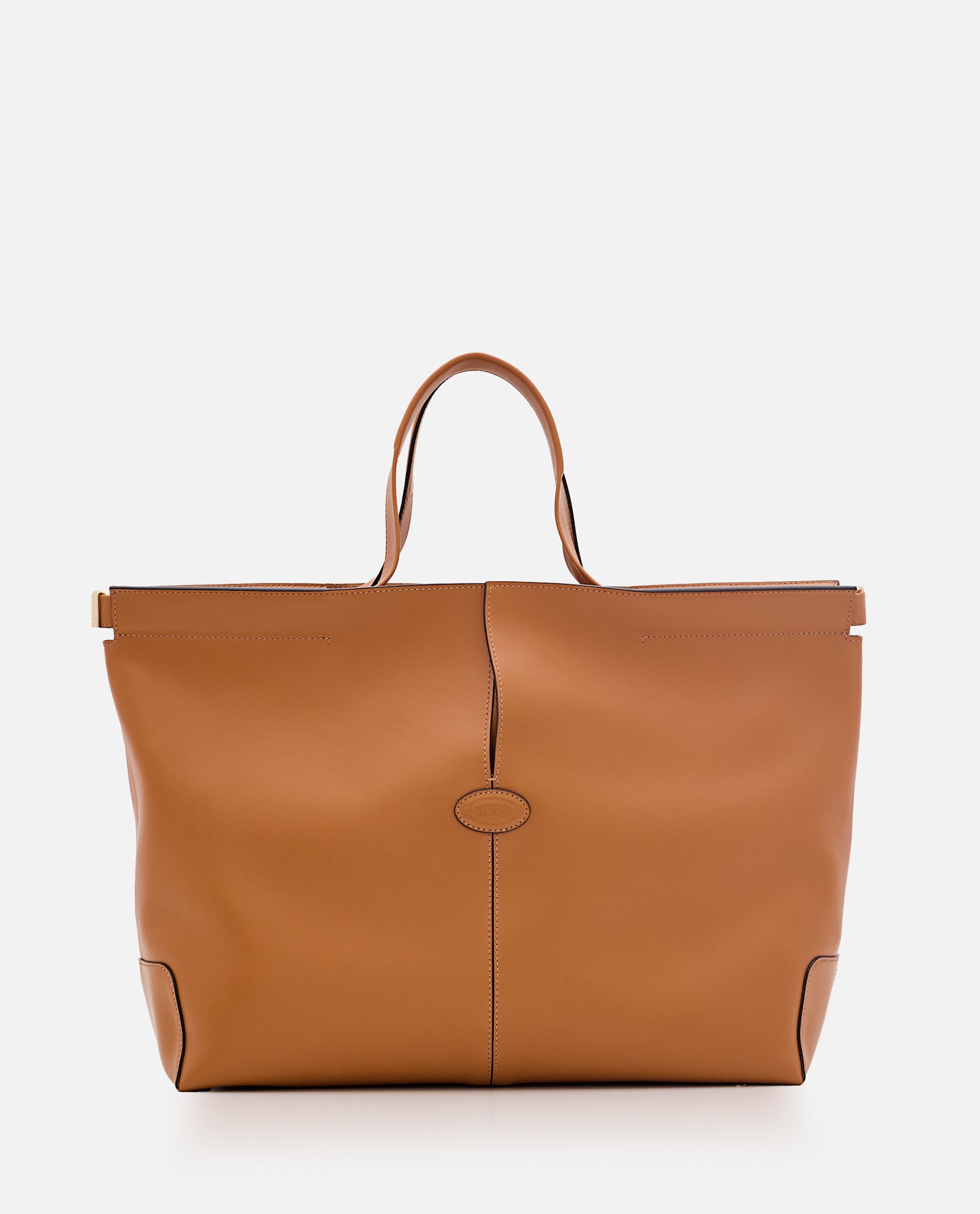 Shop Tod's Dbm Shopping Leather Bag In Brown