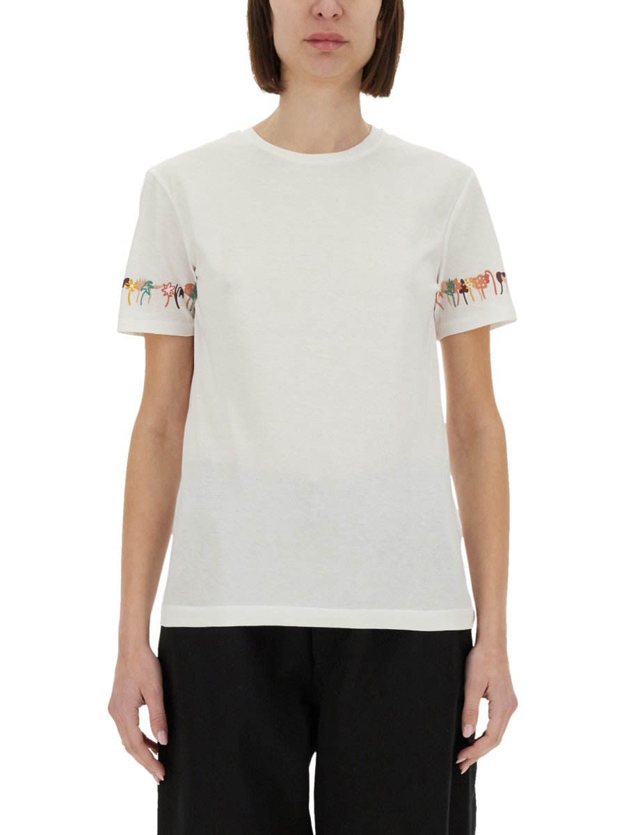 T-shirt With Embroidery