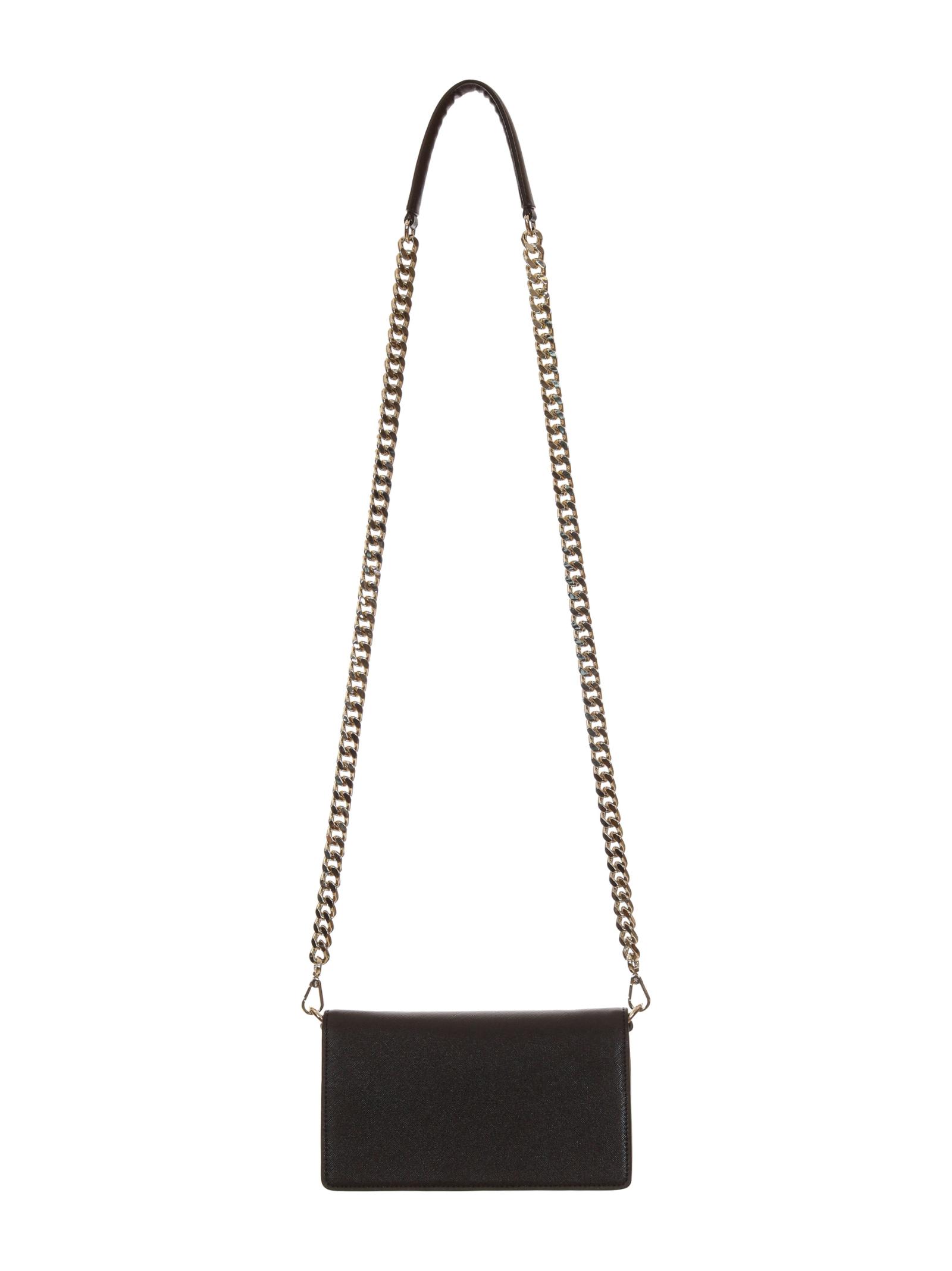 Just Cavalli Logo-lettering Clutch Bag In Black