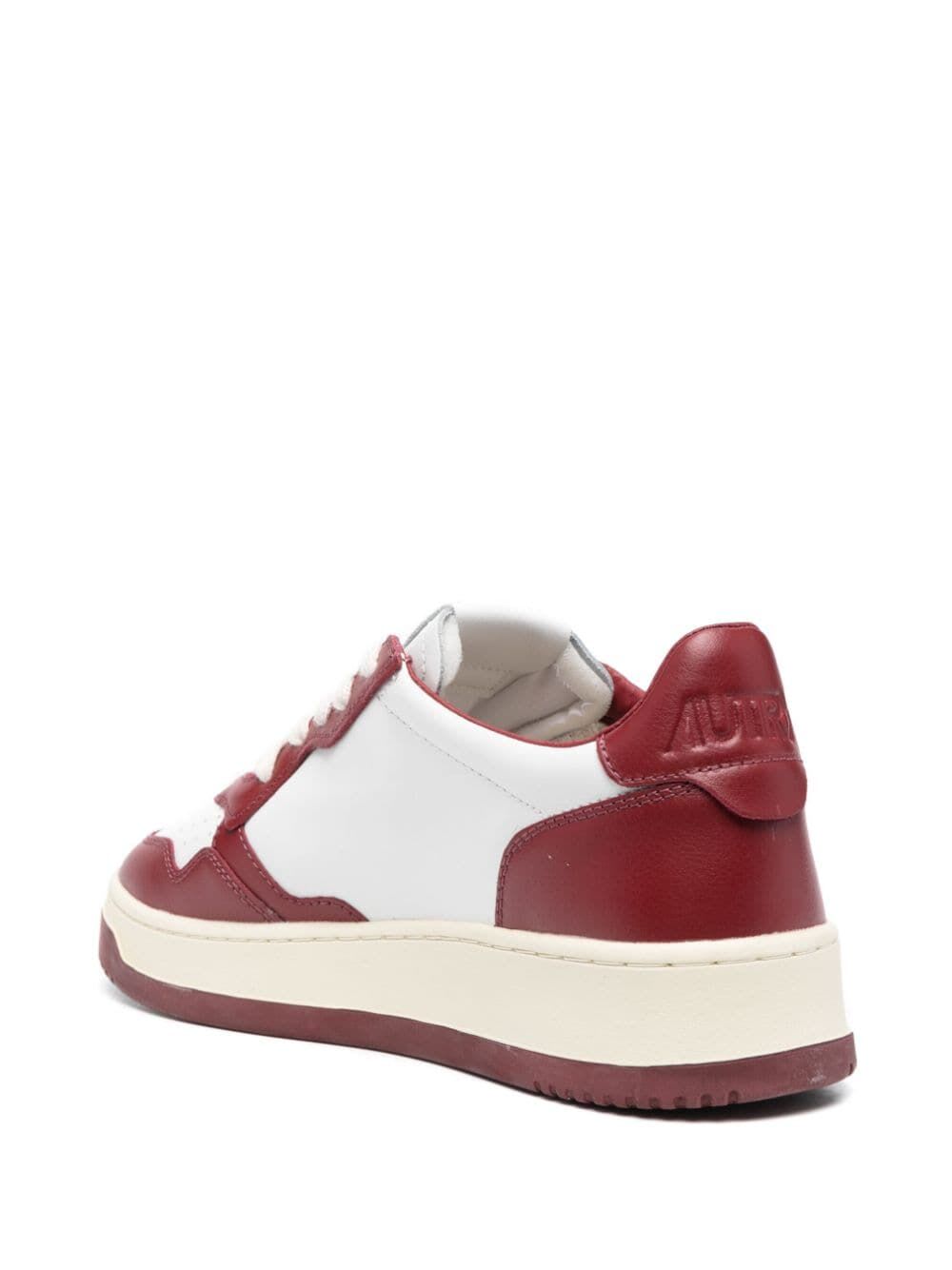 Shop Autry Medalist Low Sneakers In White Syrah