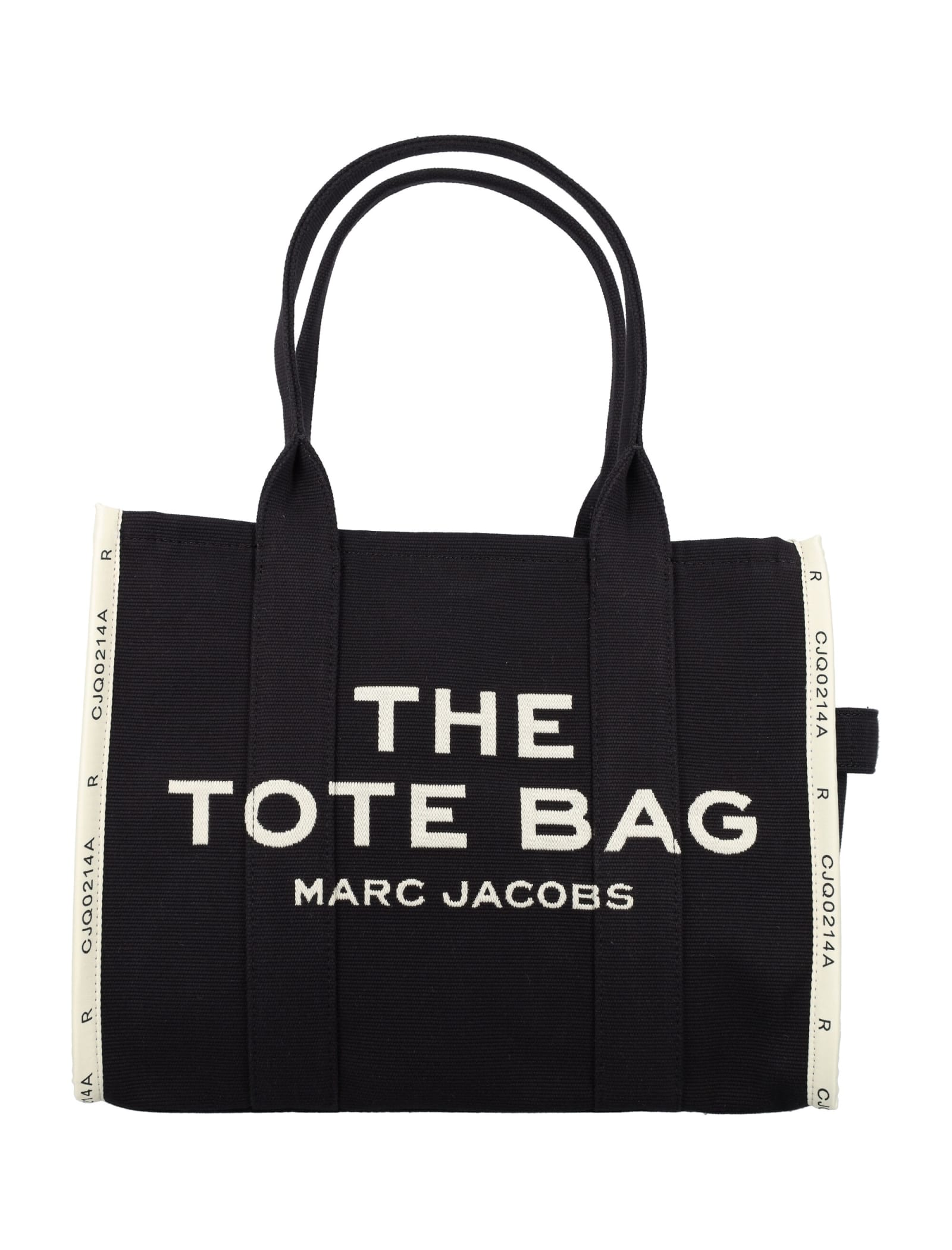 Shop Marc Jacobs The Jacquard Large Tote Bag In Black