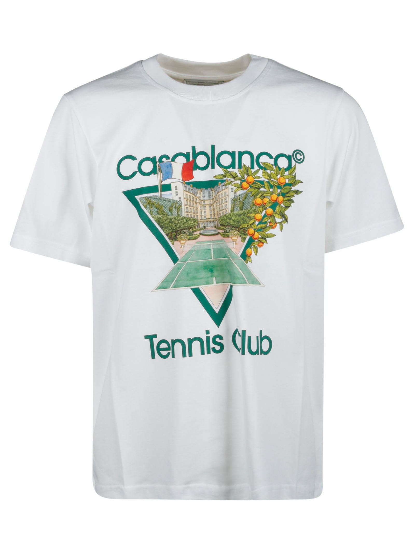 Casablanca Tennis Club Icon Printed T-shirt
