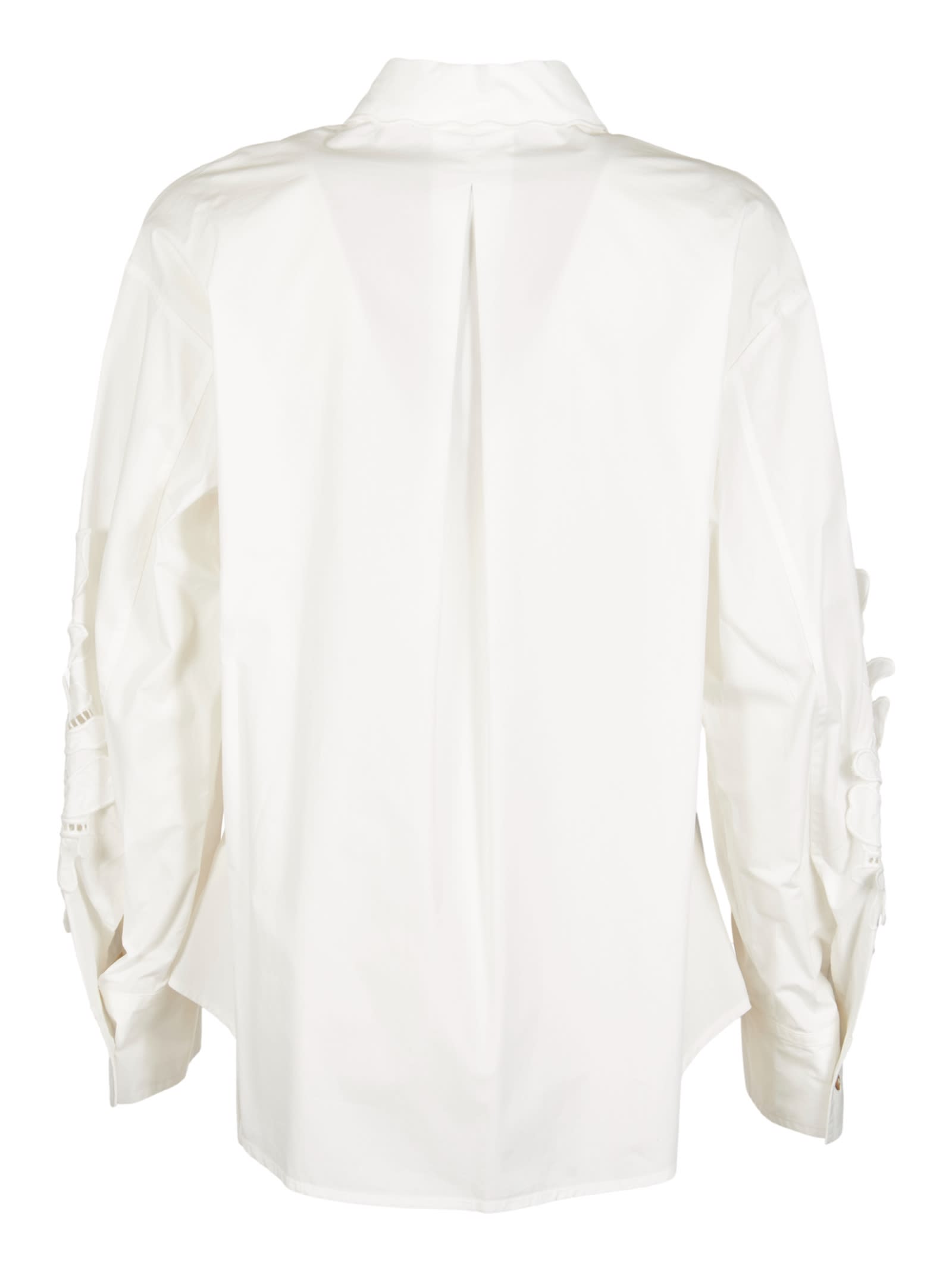 FORTE FORTE FLORAL SLEEVE SHIRT
