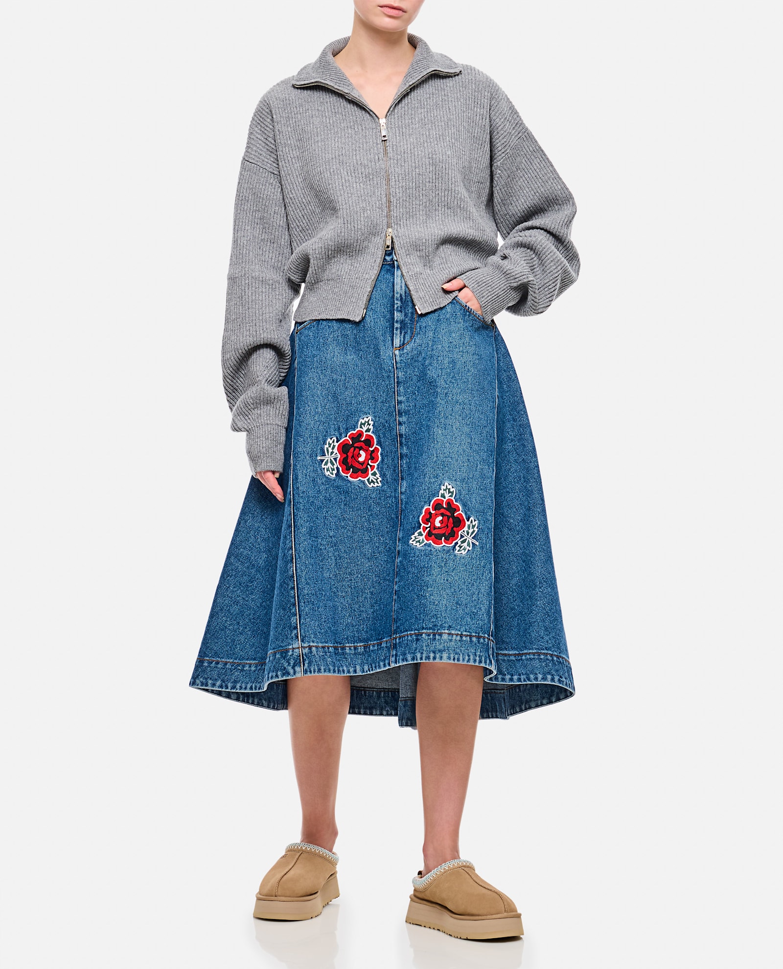 Abi Denim Miid Skirt