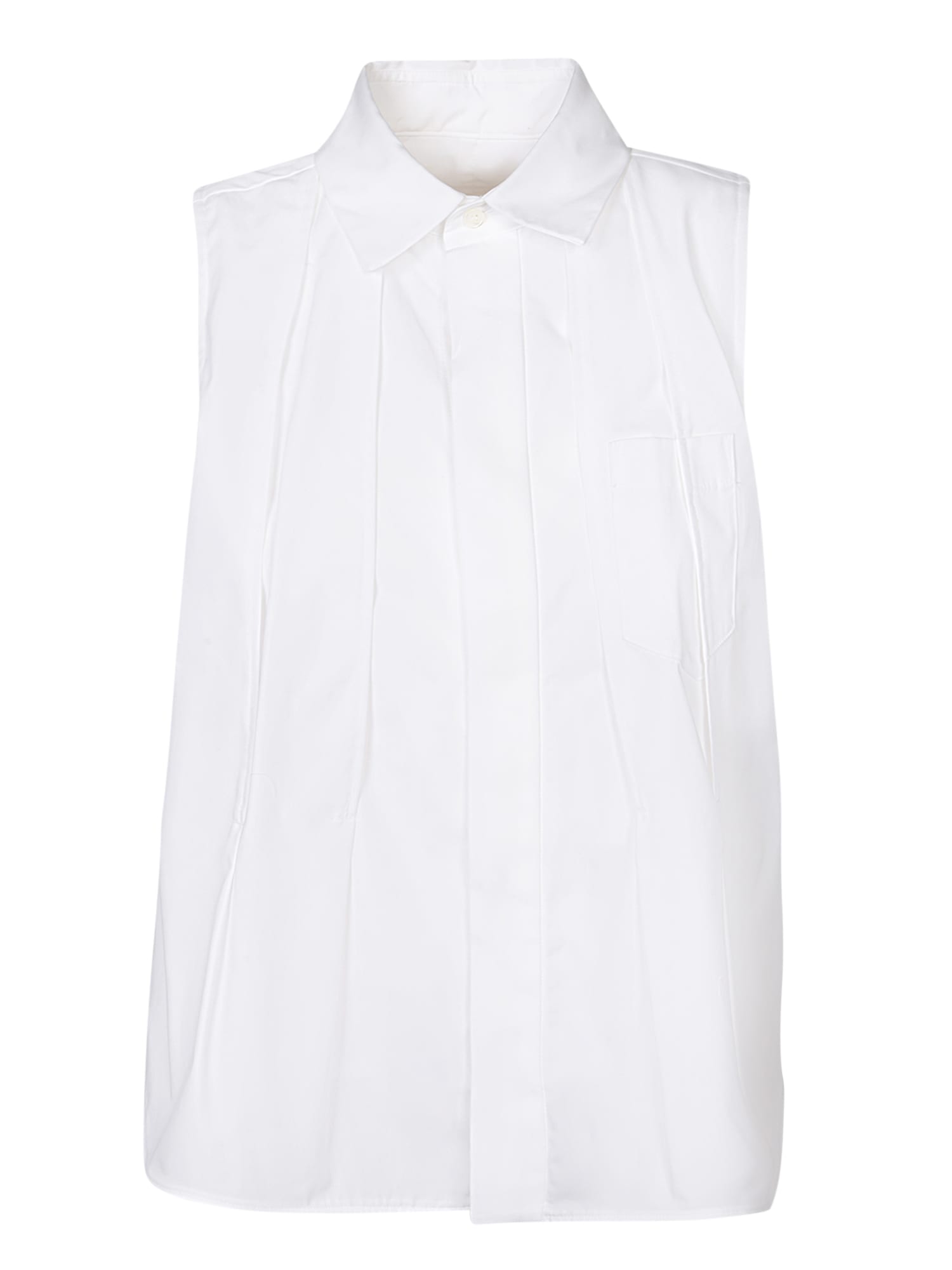 Popeline White Shirt