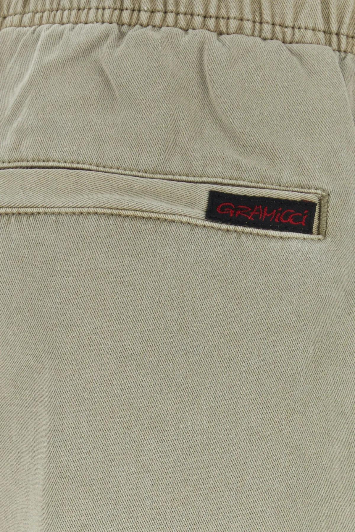 Shop Gramicci Dove Grey Cotton Bermuda Shorts In Sage