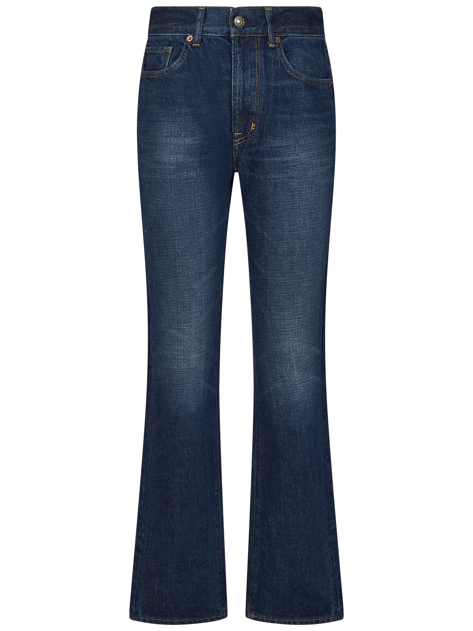 Shop Tom Ford Jeans In Mid Blue (blue)
