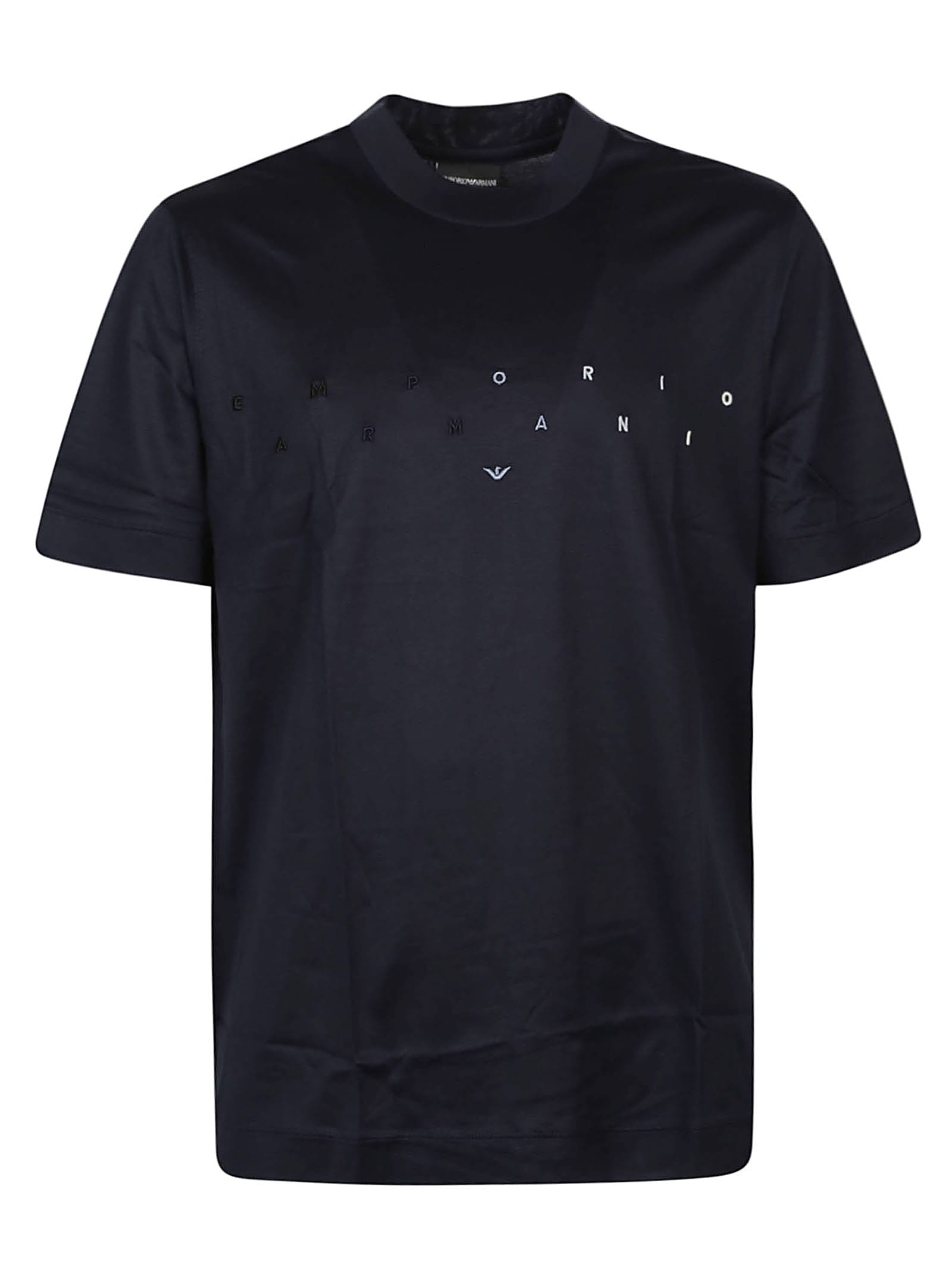 Emporio Armani T-shirt In Navy Puffy