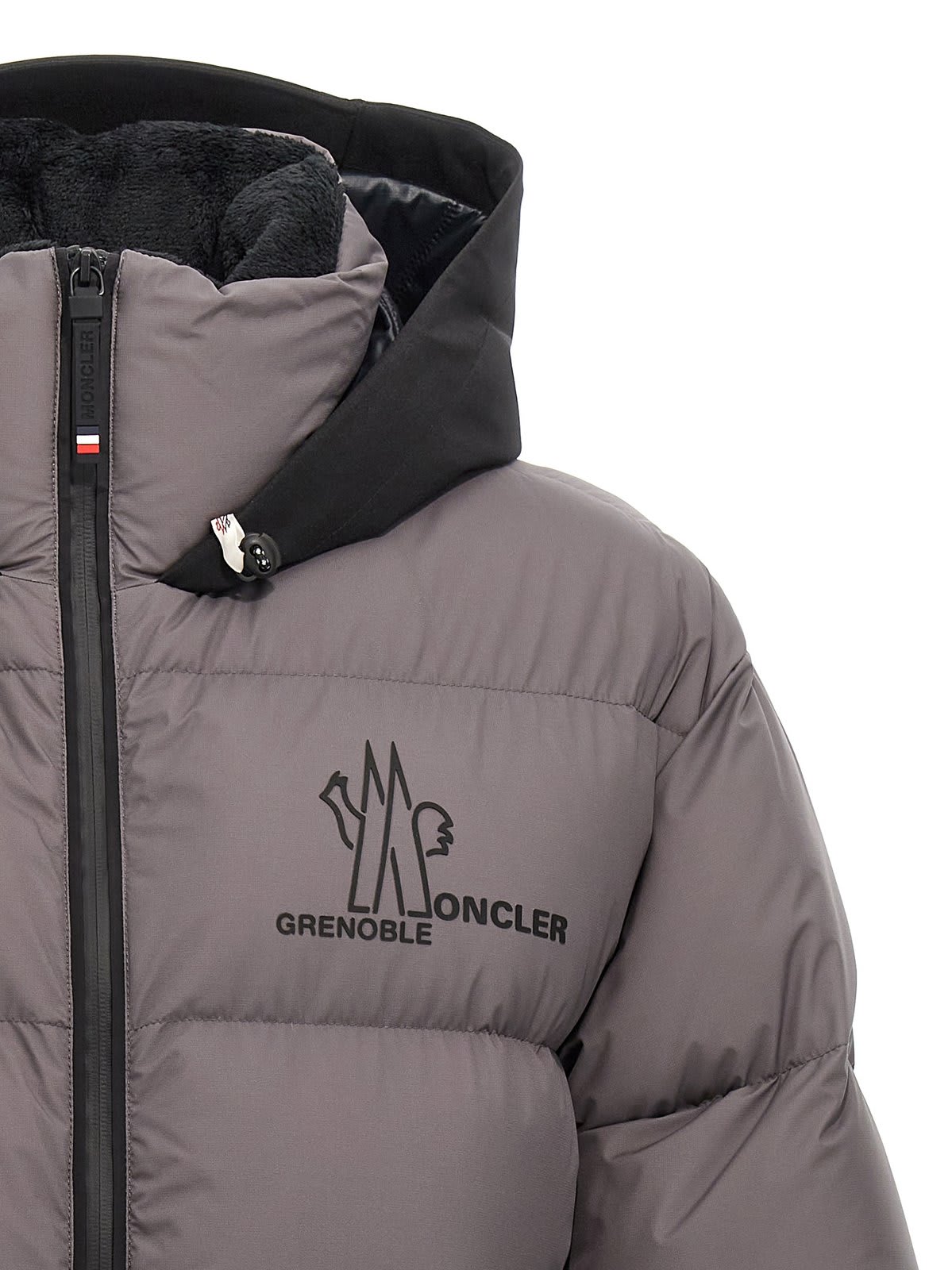 Shop Moncler Marcassin Down Jacket