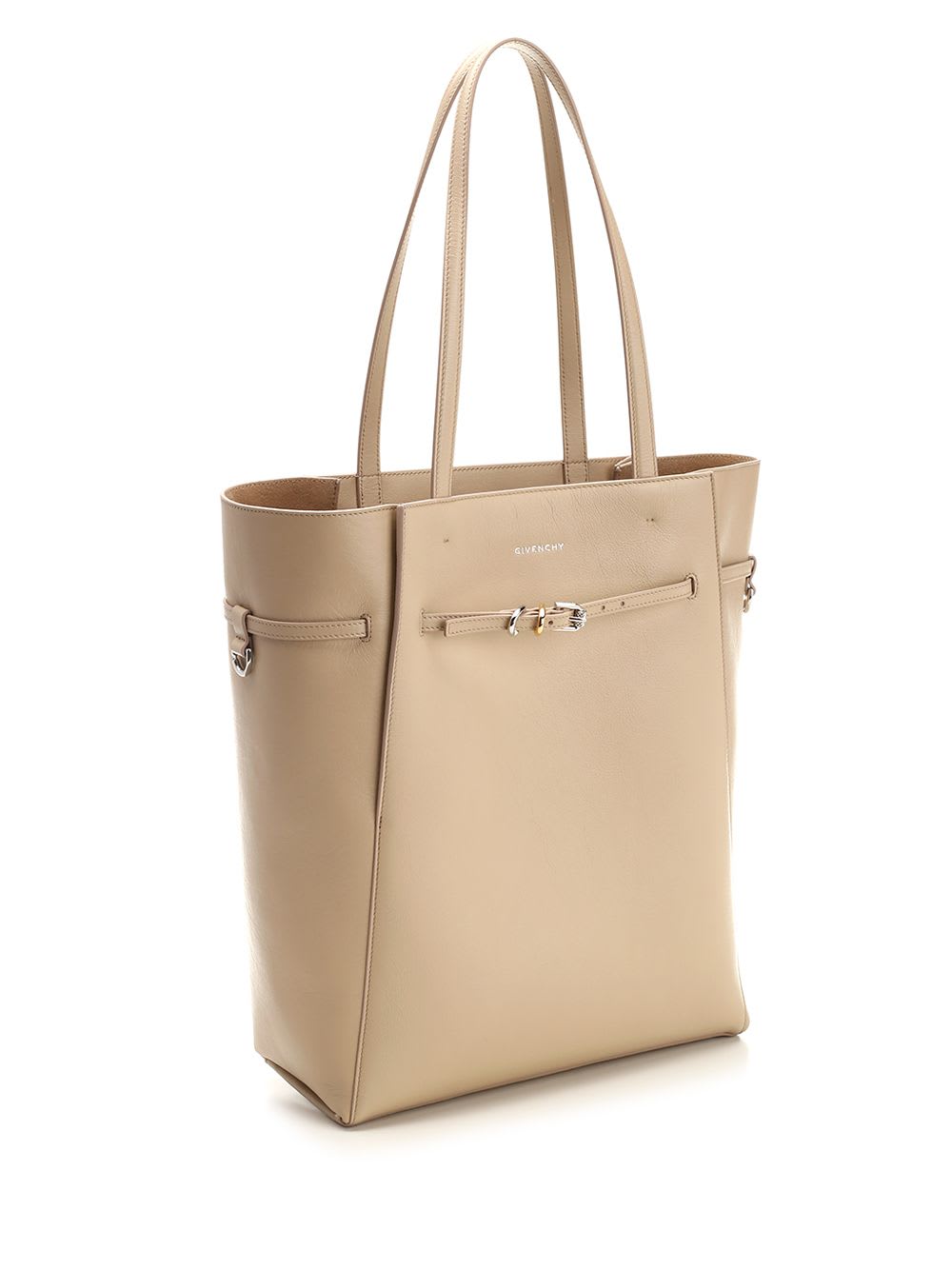 Shop Givenchy Voyou Medium Tote In Beige