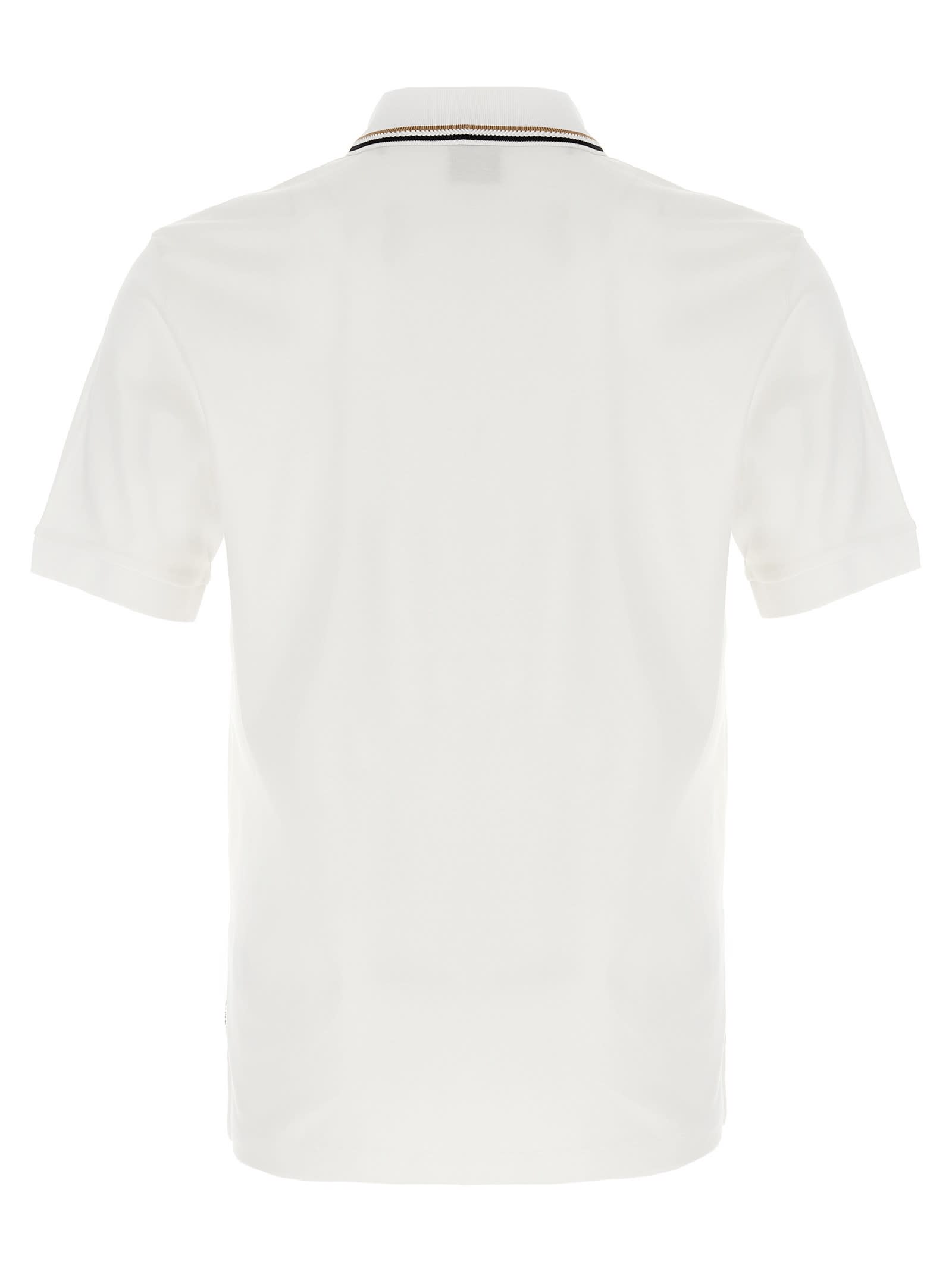 Hugo Boss Penrose 38 Polo Shirt In White
