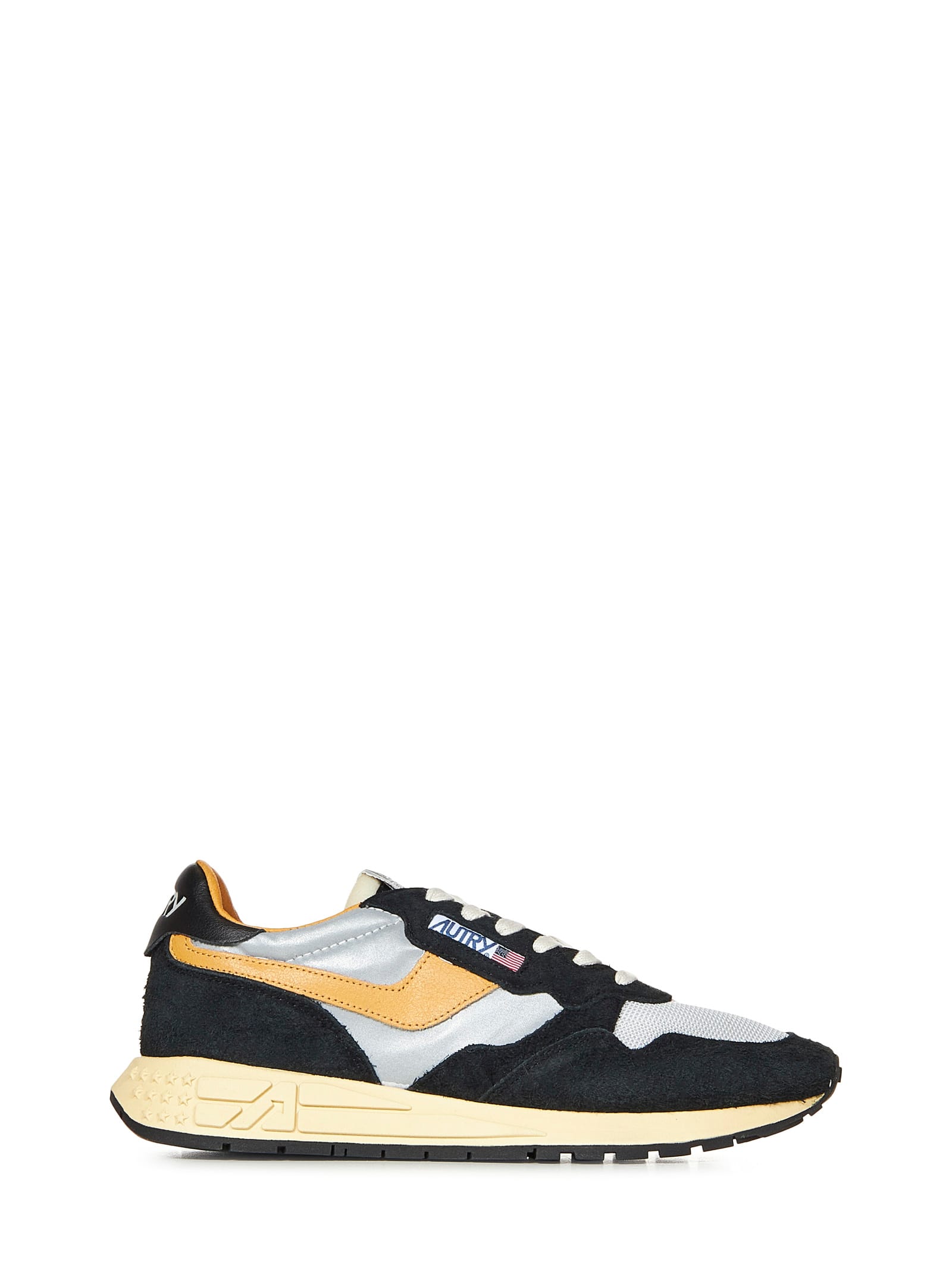 Shop Autry Reelwind Low Sneakers In Black