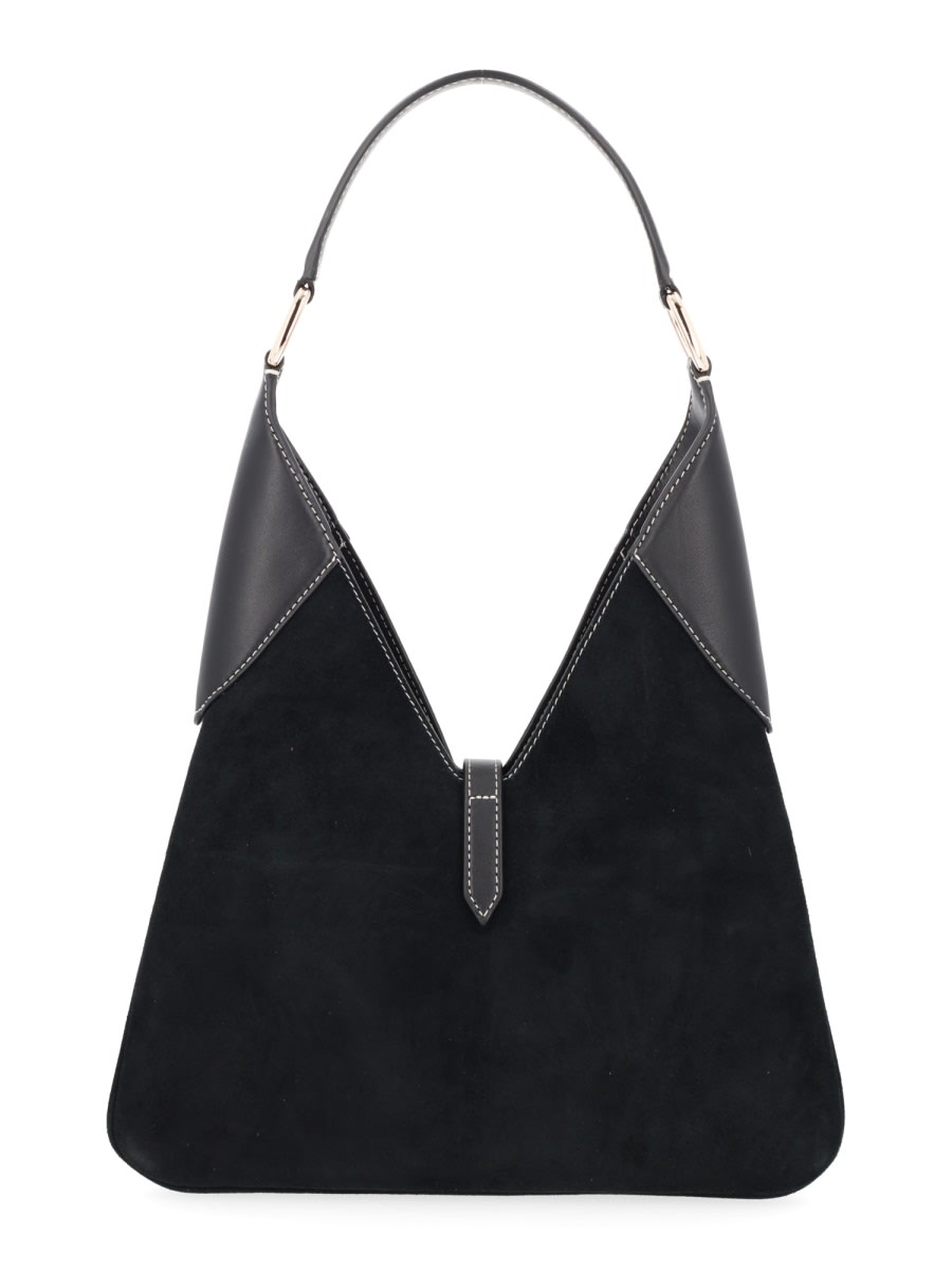 Michael Kors Medium Cornelia Hobo Shoulder Bag In Black